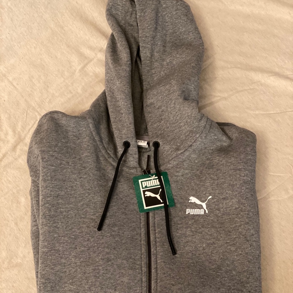 Grey Puma Hoodie